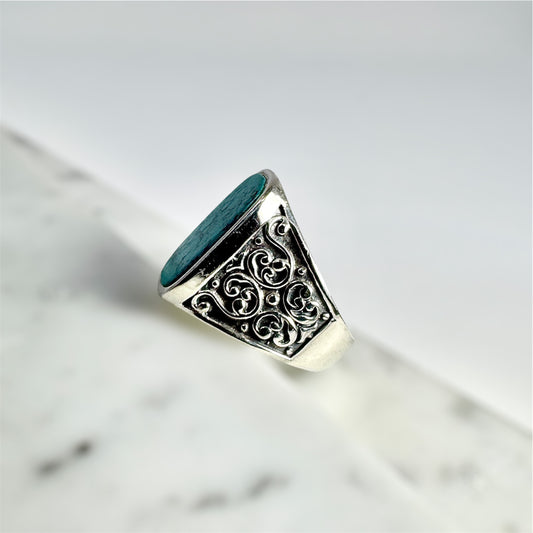 Turquoise Signet Ring