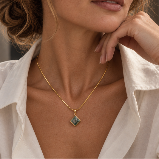 Moss Agate Necklace