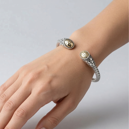 Accented Harmony Cuff Bracelet