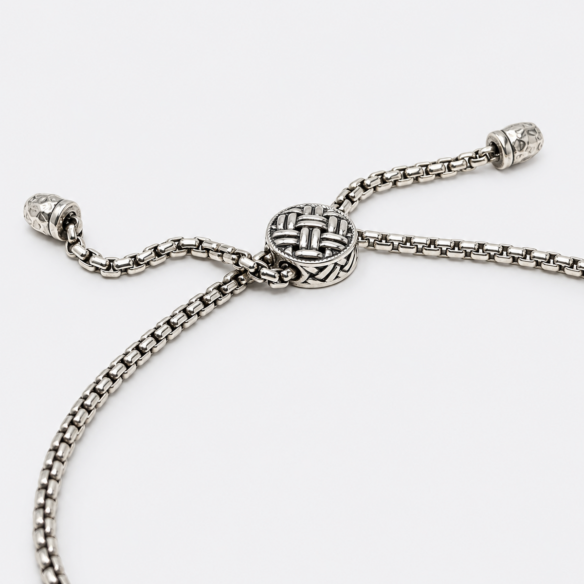 VILOS bracelet adjustable chain slider detail