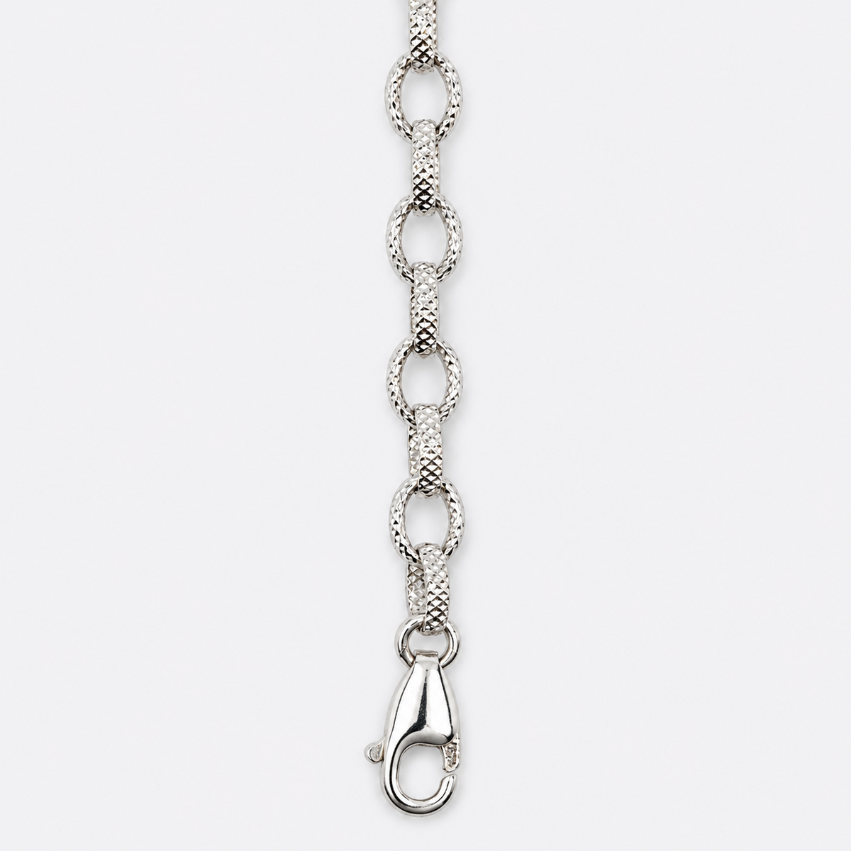 VILOS bracelet lobster clasp and textured chain