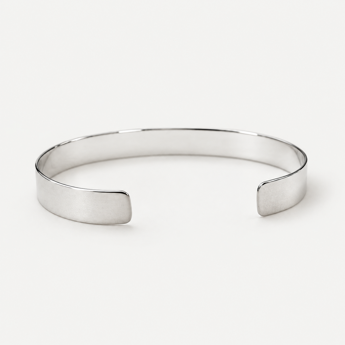 Signature Cuff Bracelet open ends and reverse view