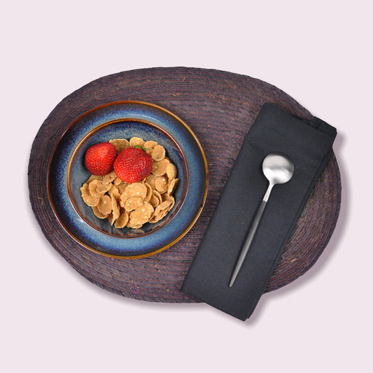 Fiesta Oval Placemats Chocolate Brown