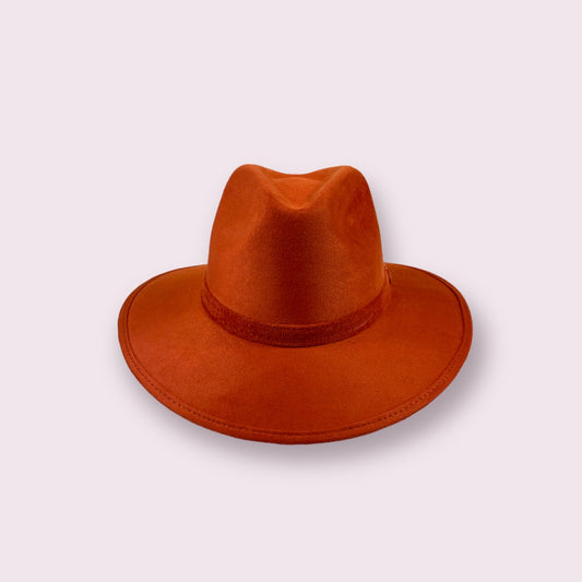 Condesa Fedora Burnt Orange