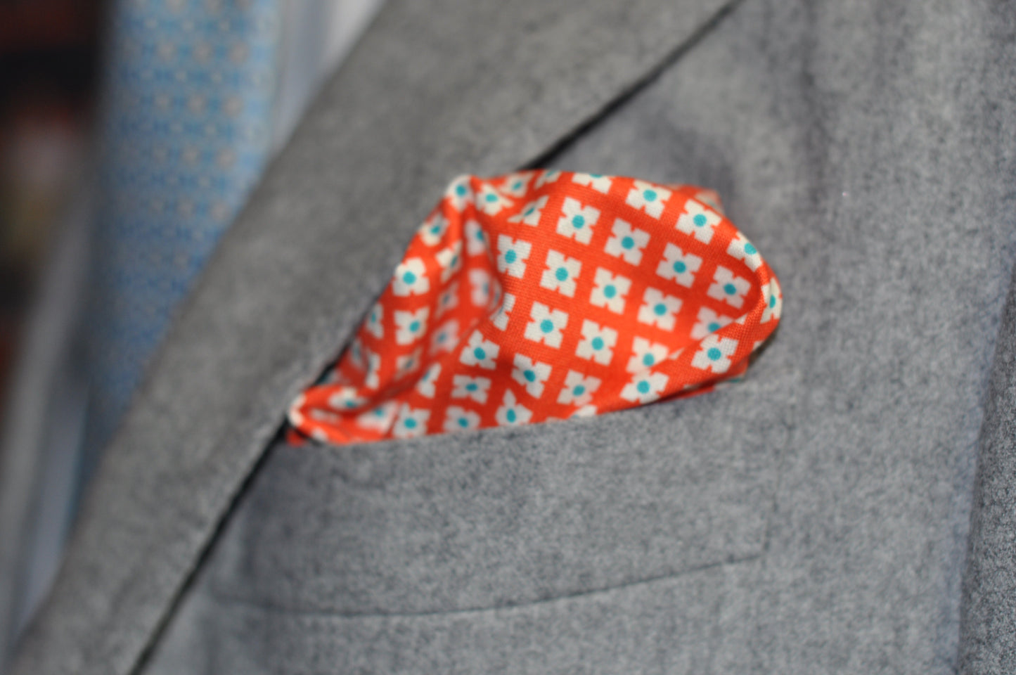 Royal Flowers Pocket Square