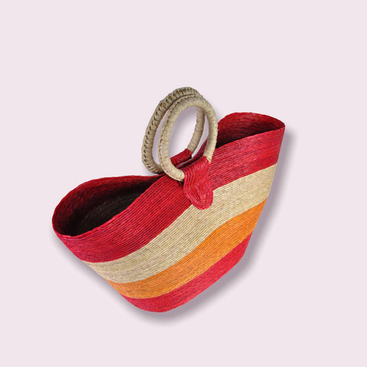 Acapulco Tote Cherry & Orange