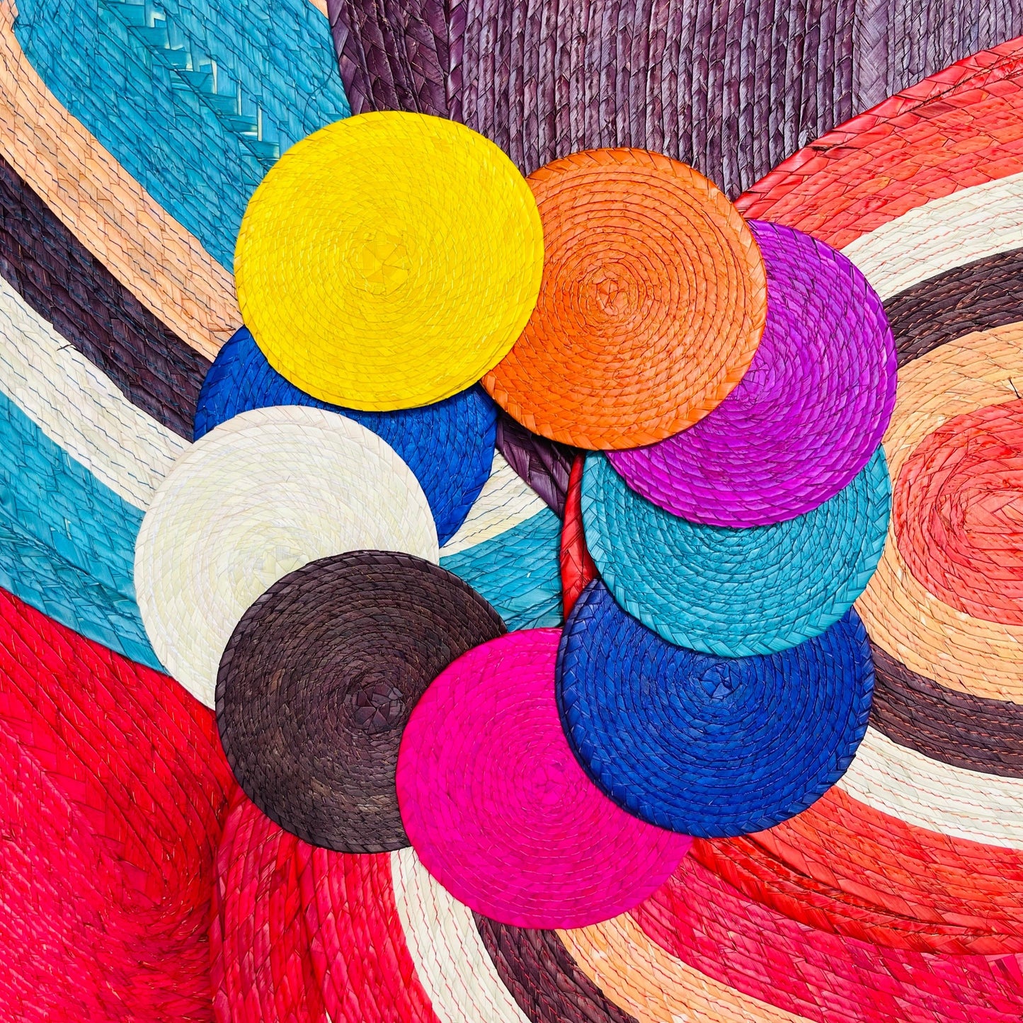 Fiesta Coasters Fuchsia
