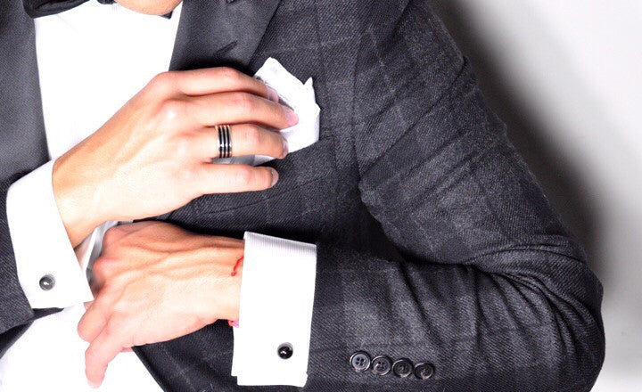 Round Onyx Cufflinks