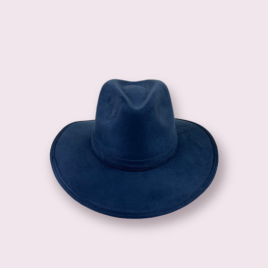 Condesa Fedora Navy Blue