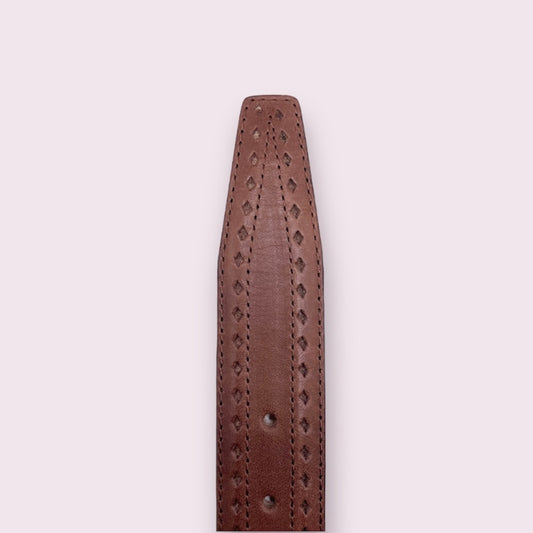 Diamonds Belt Light Brown
