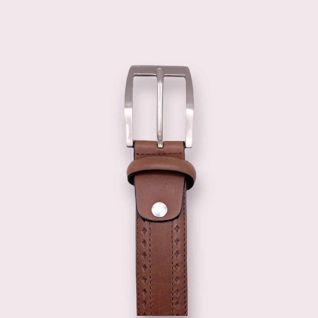 Diamonds Belt Light Brown