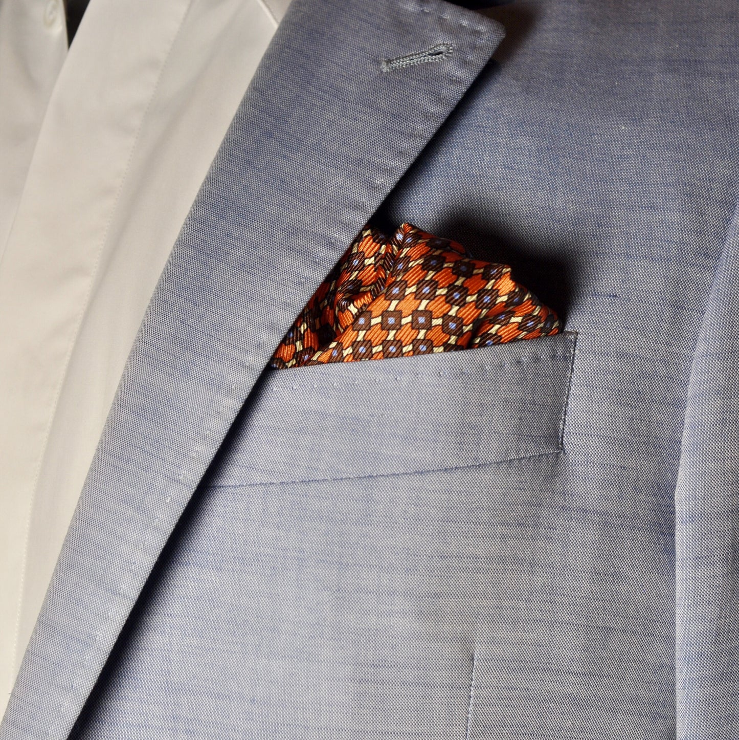 Interlaced Silk Pocket Square