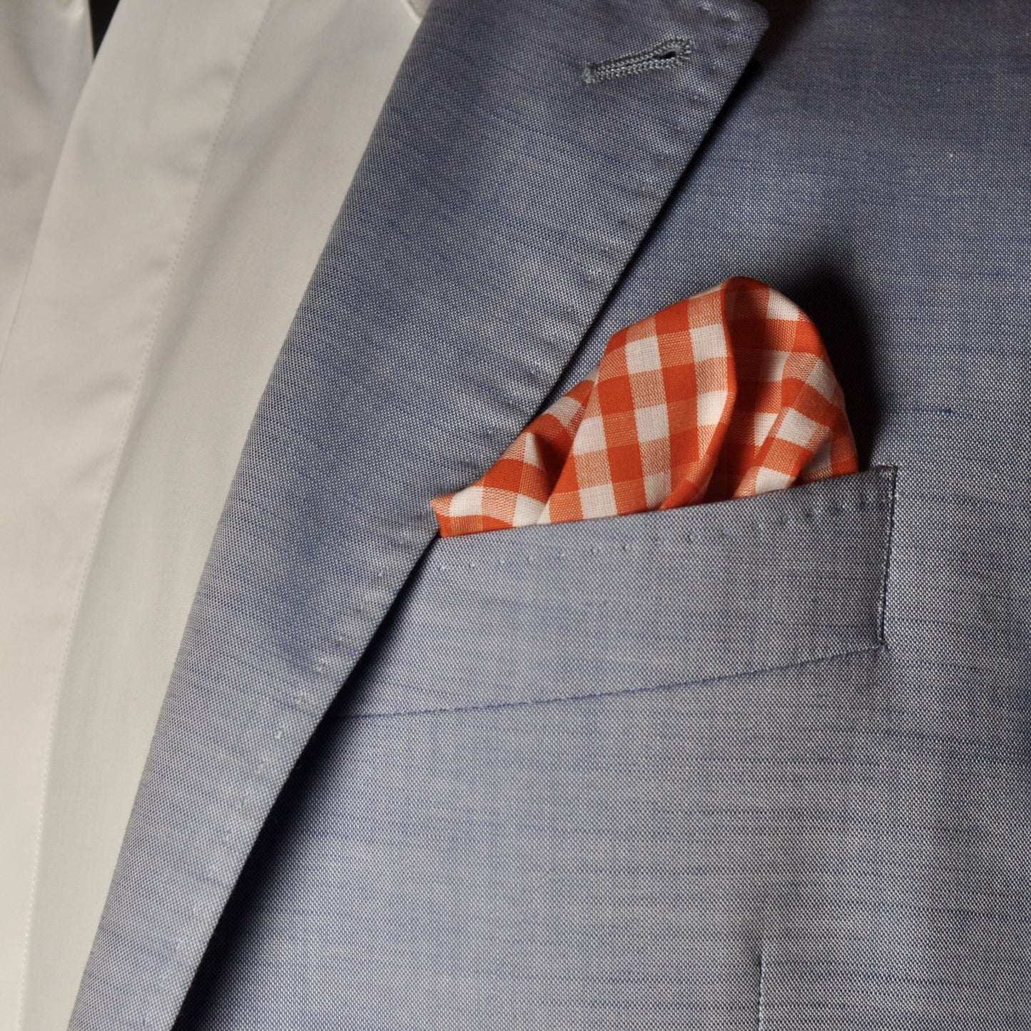 Gingham Pocket Square