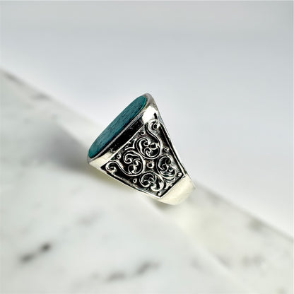 Turquoise Signet Ring