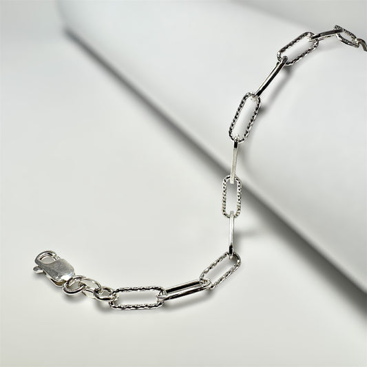 Combined Paperclip Chain Bracelet