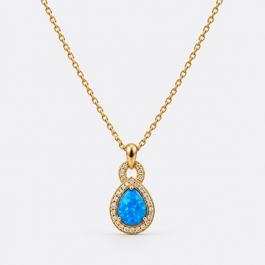 Shimmering Opalite Necklace