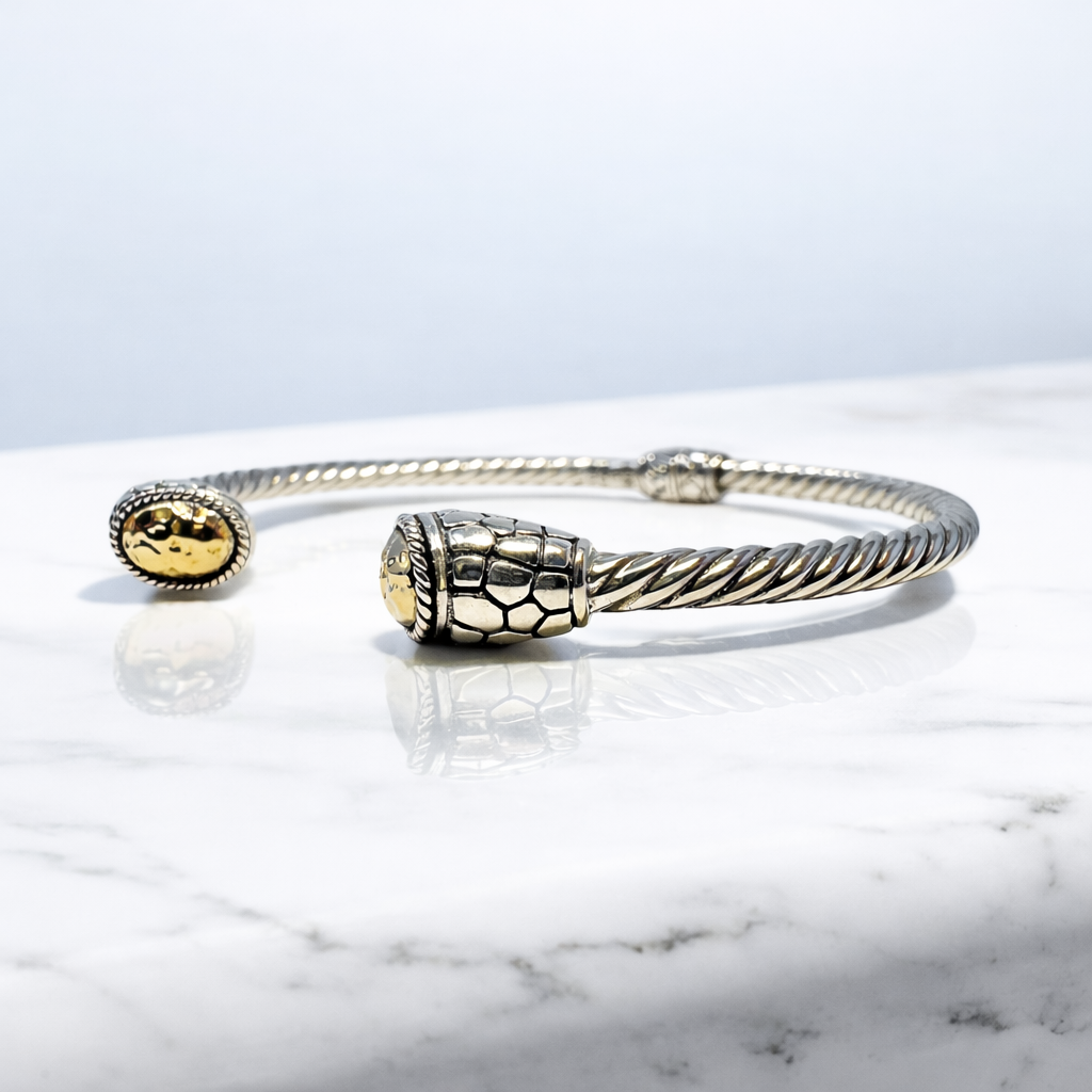 Accented Harmony Cuff Bracelet