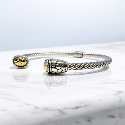 Accented Harmony Cuff Bracelet