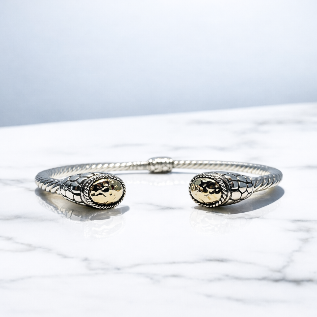 Accented Harmony Cuff Bracelet