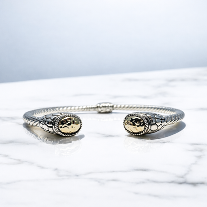 Accented Harmony Cuff Bracelet