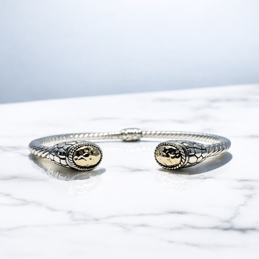 Accented Harmony Cuff Bracelet