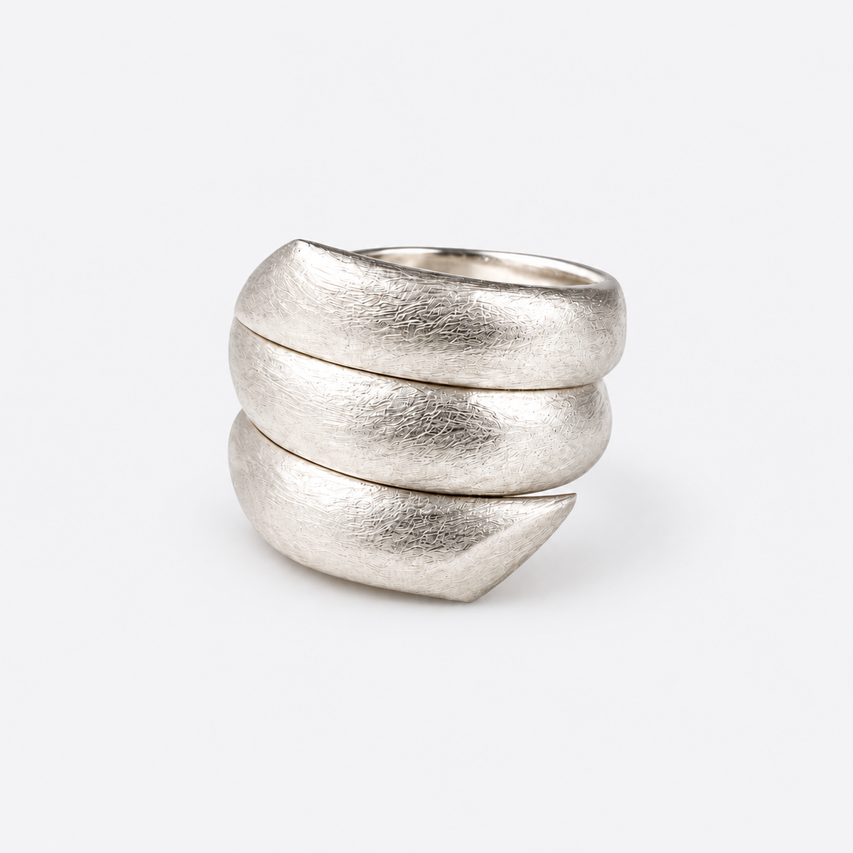 Brushed Sculpted Ring