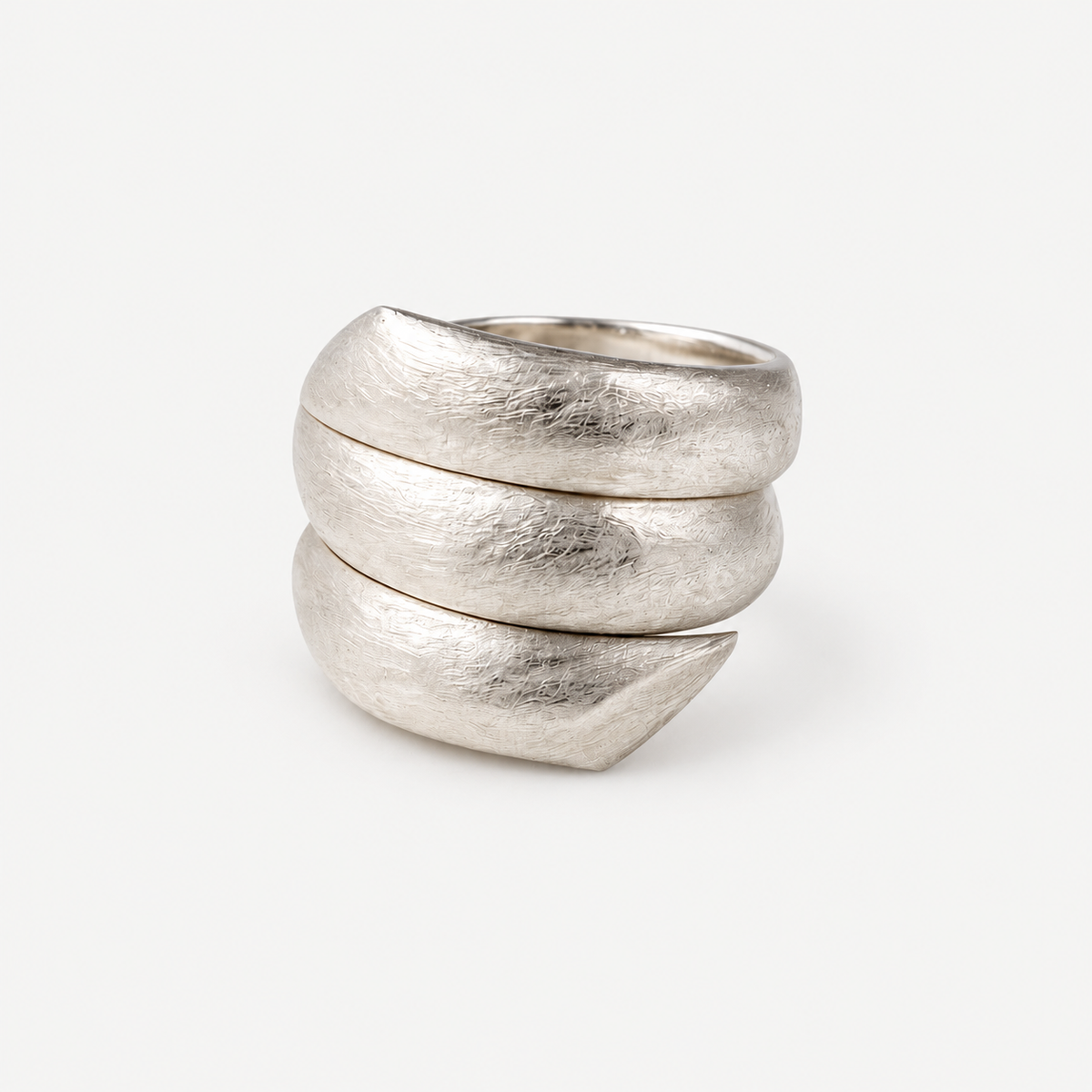 Brushed Sculpted Ring