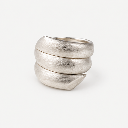 Brushed Sculpted Ring