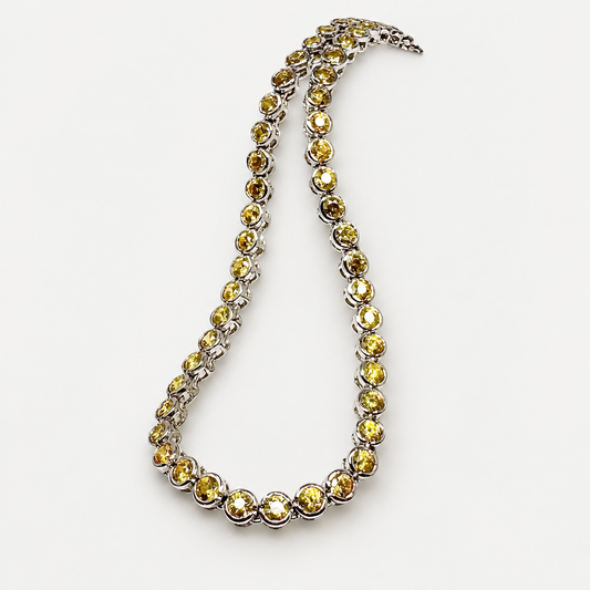 Honey Tennis Necklace