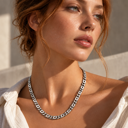 Interlocking Oval Necklace