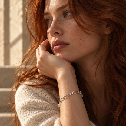 Combined Paperclip Chain Bracelet