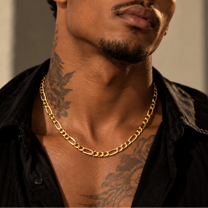 Signature Gold Plated Figaro Necklace