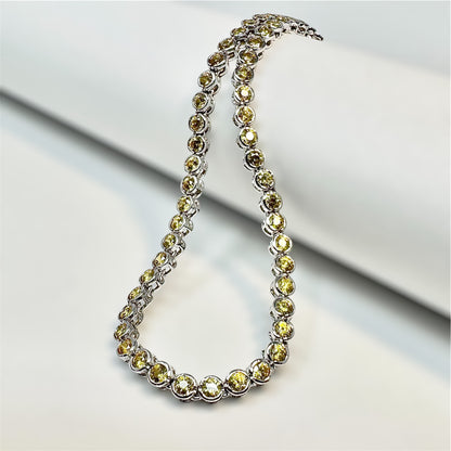 Honey Tennis Necklace