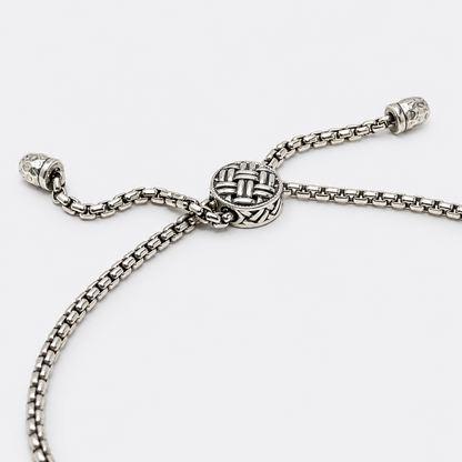 VILOS bracelet adjustable chain slider detail