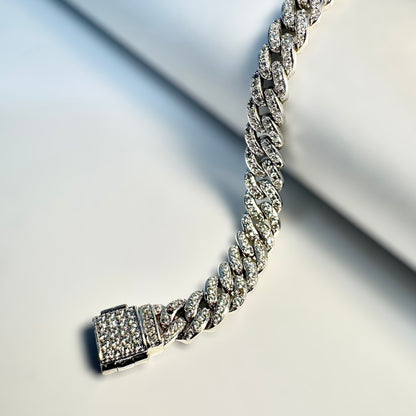 Iced Cuban Chain Bracelet