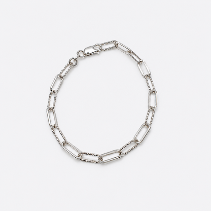 Combined Paperclip Chain Bracelet