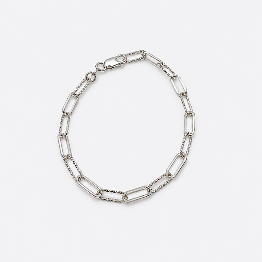 Combined Paperclip Chain Bracelet