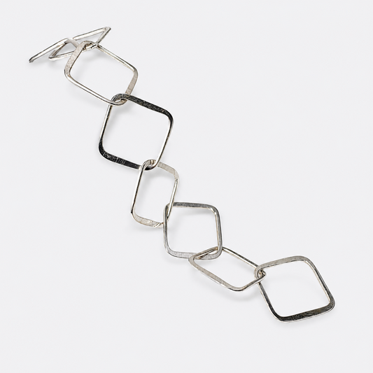 Geometric Chain Bracelet