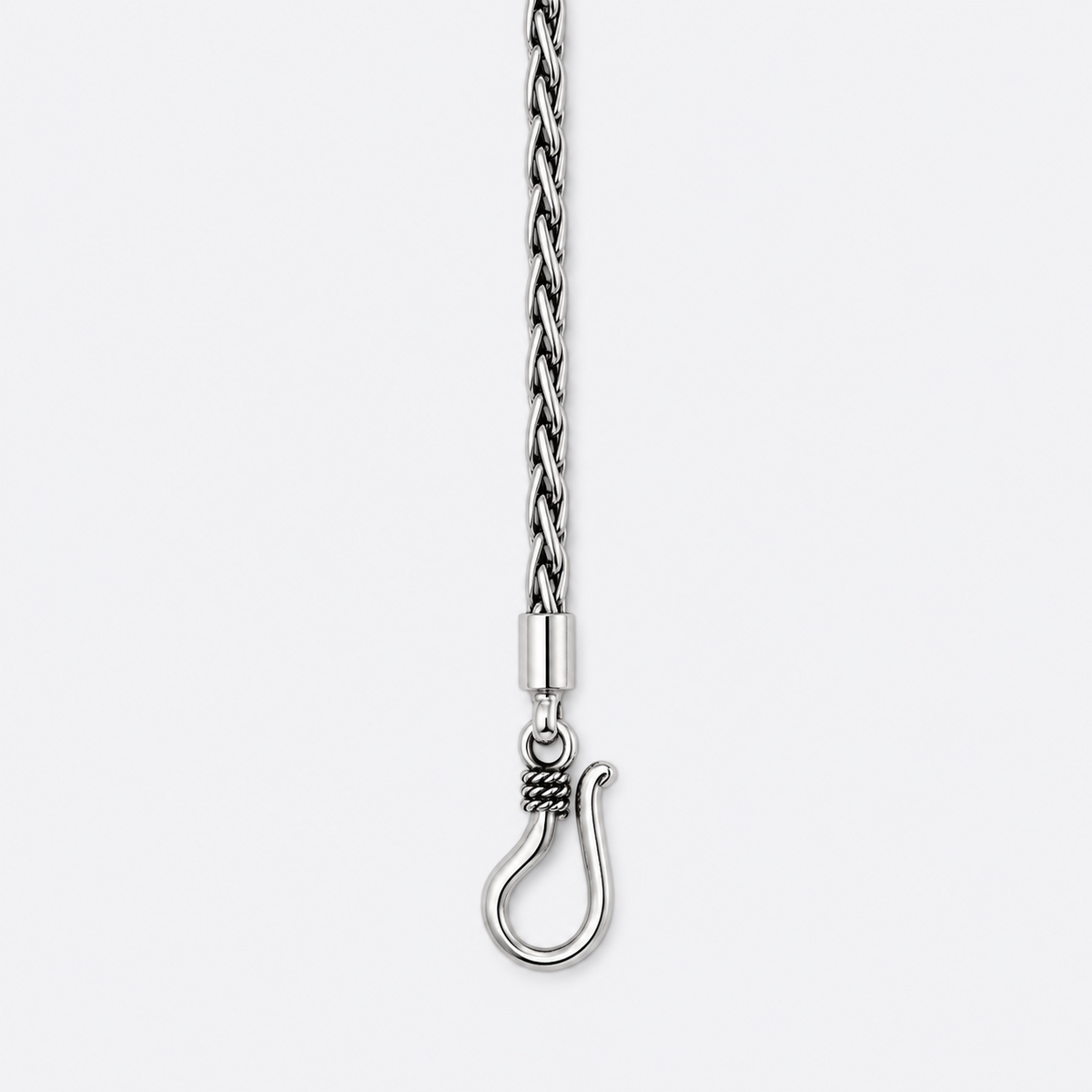 VILOS woven bracelet hook clasp detail