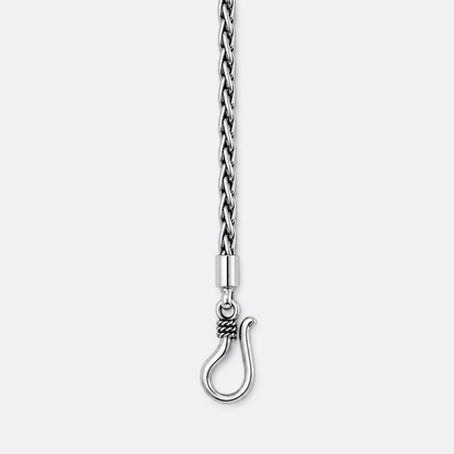 VILOS woven bracelet hook clasp detail