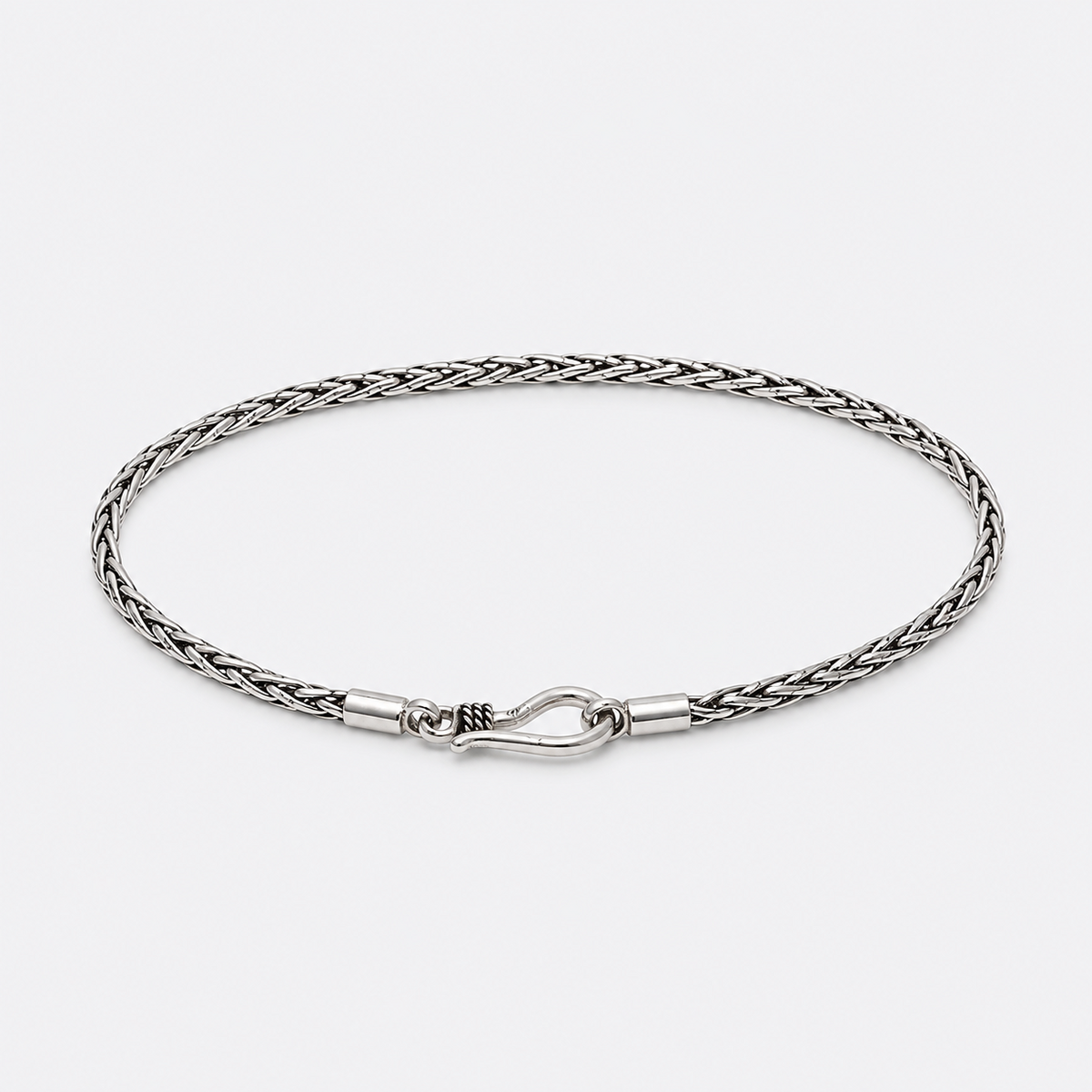 VILOS woven wheat chain bracelet complete product view