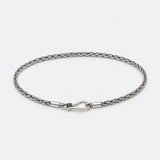 VILOS woven wheat chain bracelet complete product view