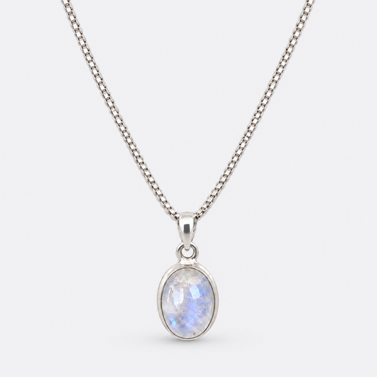 Moonstone Oval Necklace