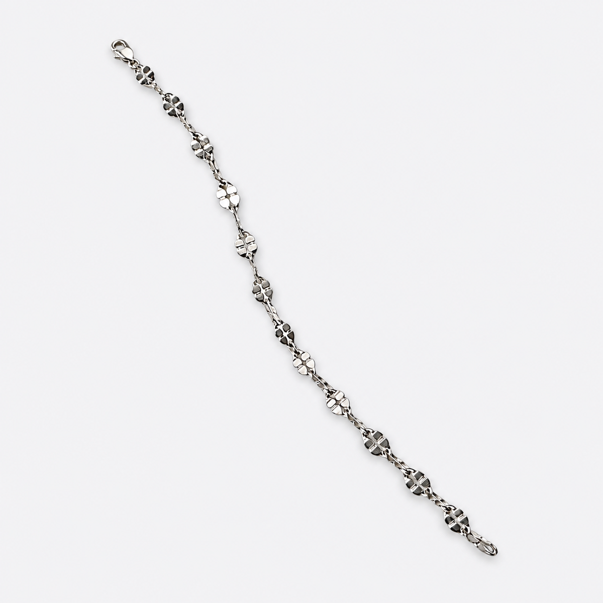 Dainty Clover Chain Bracelet