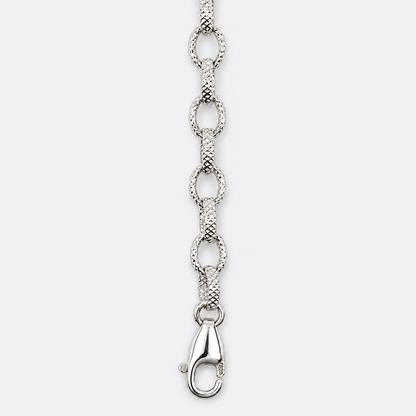 VILOS bracelet lobster clasp and textured chain