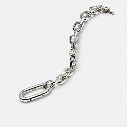 Chunky Sterling Silver Cable Chain Bracelet