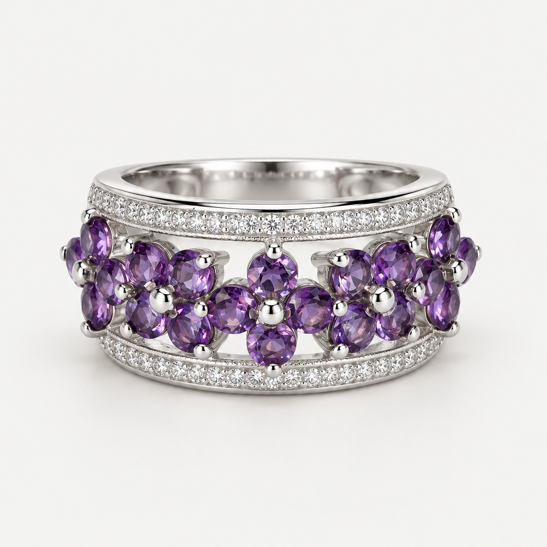 Amethyst Evening Band — alternate view