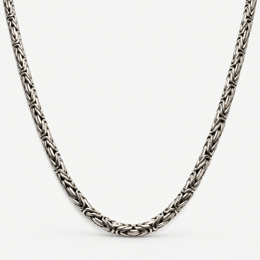 Byzantine Necklace in Sterling Silver .925, alternate view