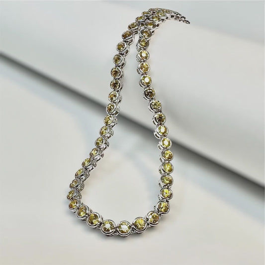 Honey Tennis Necklace