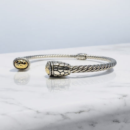 Accented Harmony Cuff Bracelet